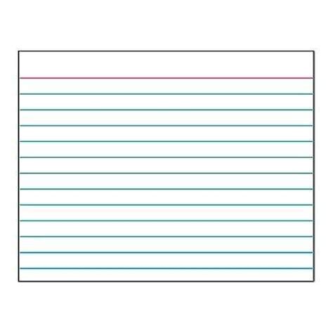 index card template