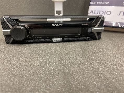 sony cdx gu car radio stereo face front panel complete jt audio
