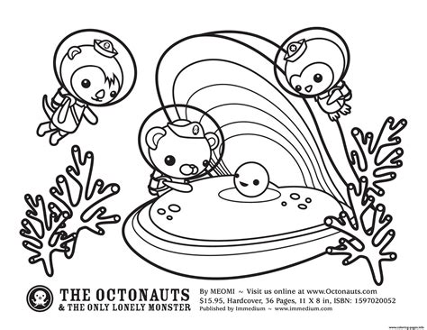 octonauts find  happy pearl octonauts coloring page printable