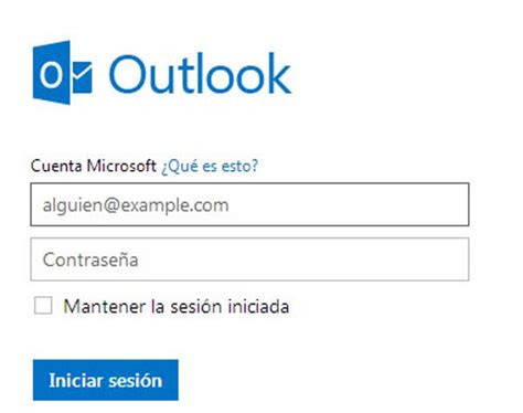 outlook iniciar sesion crear cuenta outlookcom