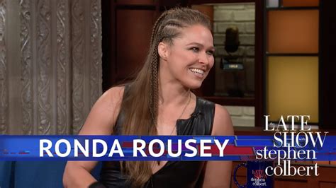 ronda rousey is working on faking it youtube