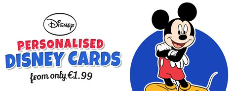 official disney cards personalised   funky pigeon