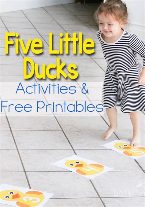 ducks printable preschool number  activity