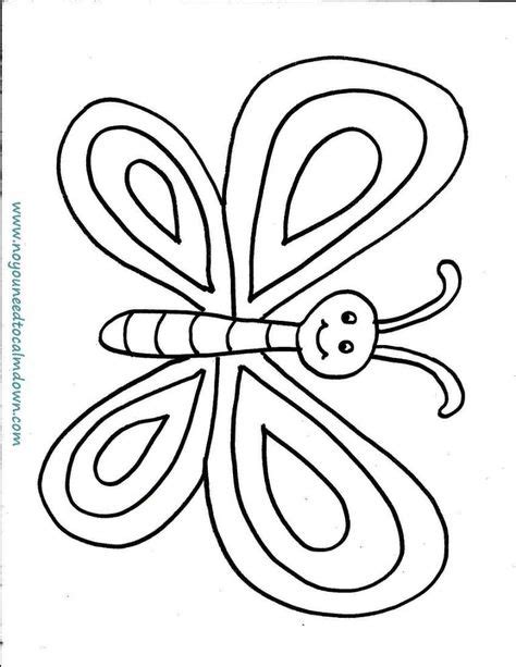 butterfly coloring page  kids  printable butterfly coloring