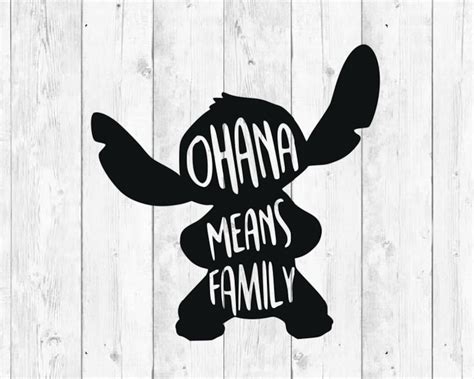 ohana means family svg lilo  stitch svg stitch svg lilo etsy