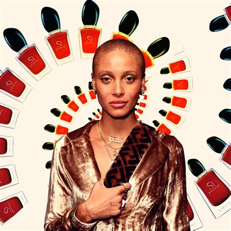 adwoa aboah is the face of si passione perfume from armani