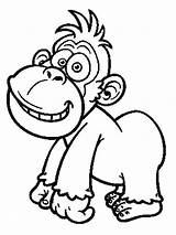 Gorilla Coloriage Gorille Gorila Colorir Bebe Chimpanzee Dessin Orientale Oriente Imprimer Selva Imprimir Stampare Animali Clipartmag Acolore Jecolorie Gaddynippercrayons sketch template