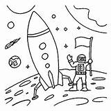 Astronaut Coloring Pages Space Printable Rocket Kids Moon Preschoolers Color Sheet Top Drawing Toddler Adventurous Getdrawings Astronauts Sheets Getcolorings Online sketch template