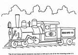 Coloring Locomotive Steam sketch template
