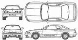 Nissan Gtr R32 Blueprints Car Skyline Blueprint R34 Drawing Murayama Coupe 1992 Gt Sketch Source Click sketch template