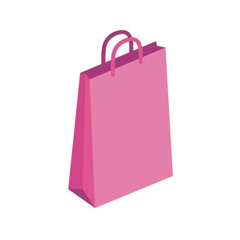 pink shopping bag  vector art  vecteezy
