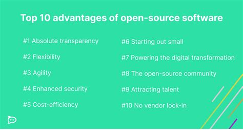 biggest advantages  open source software