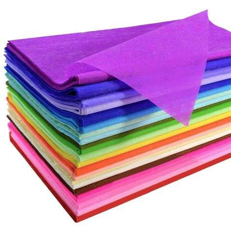sheets colored tissue paper bulk wrapping craft paper