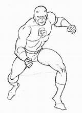 Daredevil Coloring Pages Color Printable Getcolorings Popular sketch template