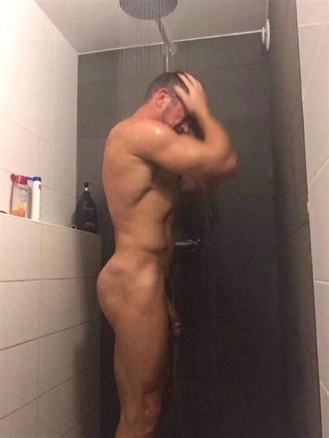 Nude Shower Hunk With A Big Cock Nude Men Collection