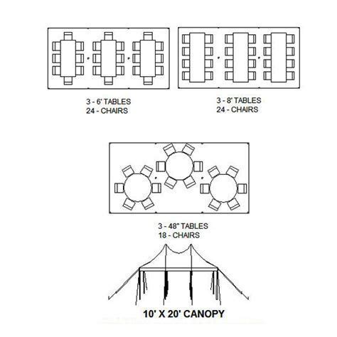 seating layout   tent