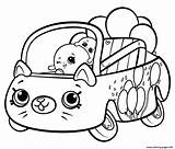 Coloring Pages Cars Shopkins Cutie Bumper Printable Balloons Colouring Print Info Book Girls Sheets sketch template