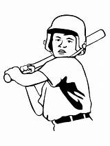 Baseball Diamond Drawing Coloring Library Clipart Player Pages sketch template