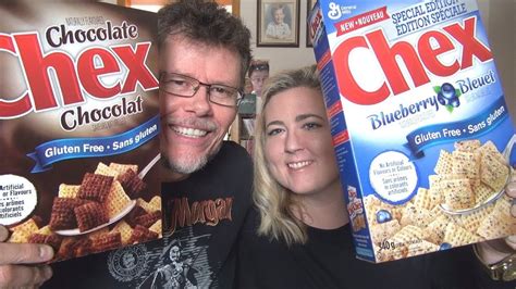 Special Edition Chex Blueberry And Chocolate Chex Reviews Youtube