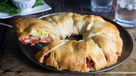 spicy italian crescent ring recipe from