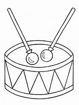 Drum Coloring Pages Printable Mycoloring Kids sketch template