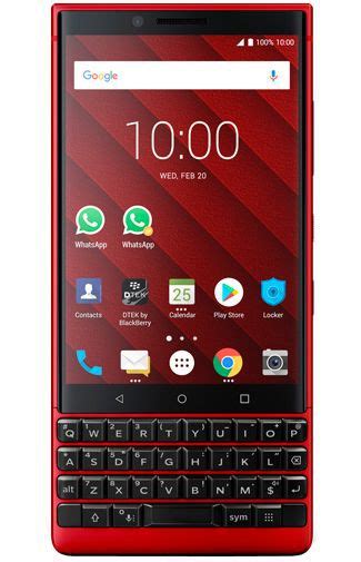 blackberry key dual sim gb red kopen belsimpel