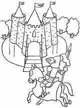 Knights Coloring Pages Kleurplaat Ridders Coloringpages1001 sketch template