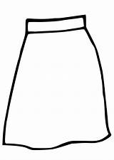 Skirt Coloring Pages Printable Template Large sketch template