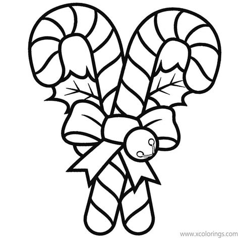 merry christmas candy cane coloring pages xcoloringscom