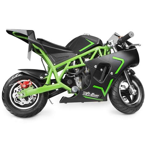xtremepowerus cc  stroke gas pocket bike mini motorcycle epa green walmartcom