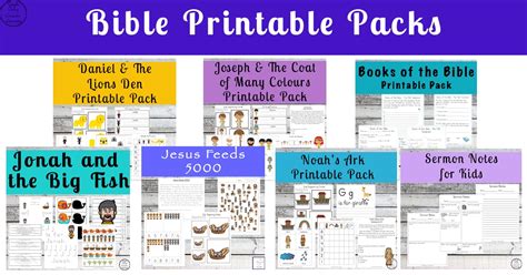 massive list  bible printable packs  kids simple living