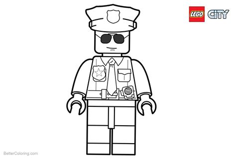 lego city police coloring pages  printable coloring pages