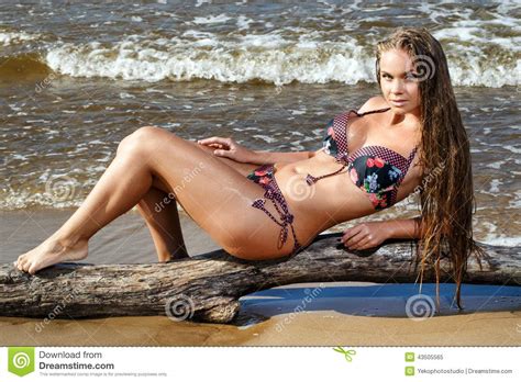 Hot Girl On The Beach Stock Image Image Of Body Summer