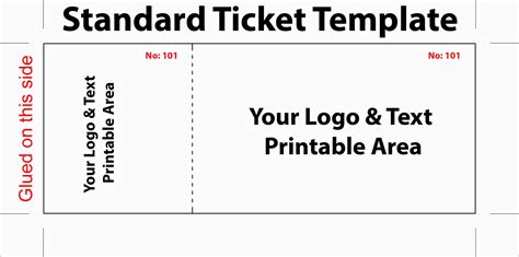 printable ticket template  foundrylikos