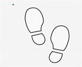 Shoe Print Outline Printable Clip Pngkit sketch template