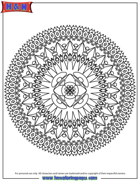 difficult mandala design coloring page   coloring pages