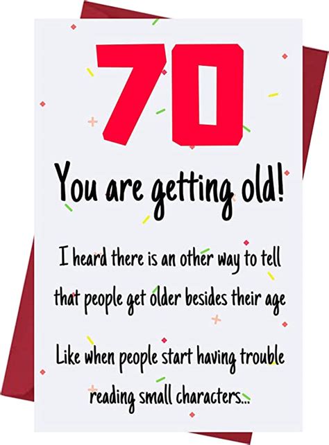 Funny Offensive Rude Sarcasm 70th Birthday Cards For Women