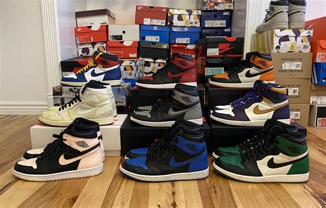 my jordan 1 collection just need some travis scott s r sneakers