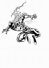 Coloring Pages 2099 Spider Man Suit Avengers Getdrawings Printable Color Getcolorings sketch template