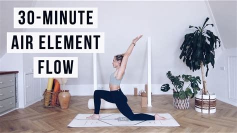air element yoga flow  minute heart opening cat meffan youtube