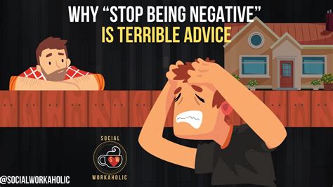 stop  negative  terrible advice socialworkaholic youtube