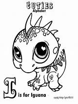 Coloring Pages Cuties Pet Printable Shop Iguana Animal Creative Cute Kids Antarctica Color Littlest Pets Print Artist Colouring Books Drawings sketch template