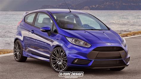 ford fiesta rs speculatively rendered autoevolution