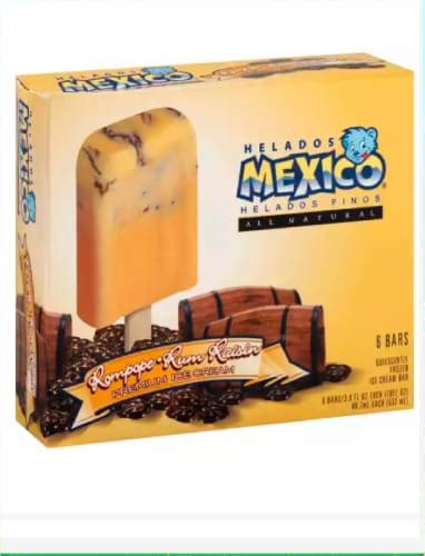 Food 4 Less Helados Mexico Rompope Ice Cream Bars 6 Count 18 Fl Oz