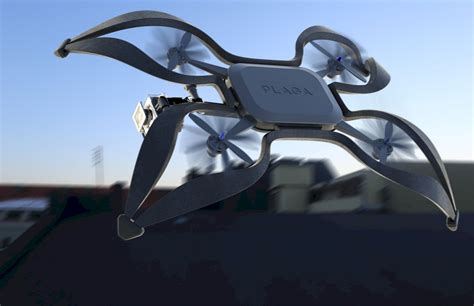plaga drone  modern drone design  propeller engines drone design drones concept drone
