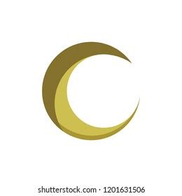 crescent logo design stock vector royalty   shutterstock