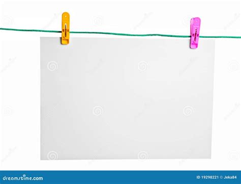blank piece  paper stock image image