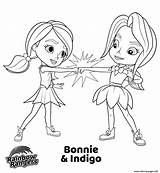 Rainbow Rangers Coloring Pages Printable Bff Print sketch template