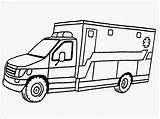 Ambulance Mobil Mewarnai Keren Clip Realisticcoloringpages sketch template