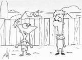 Phineas Ferb Coloring Pages Print Sketches Disney Warm Characters Printable Early Color Kids Getcolorings sketch template